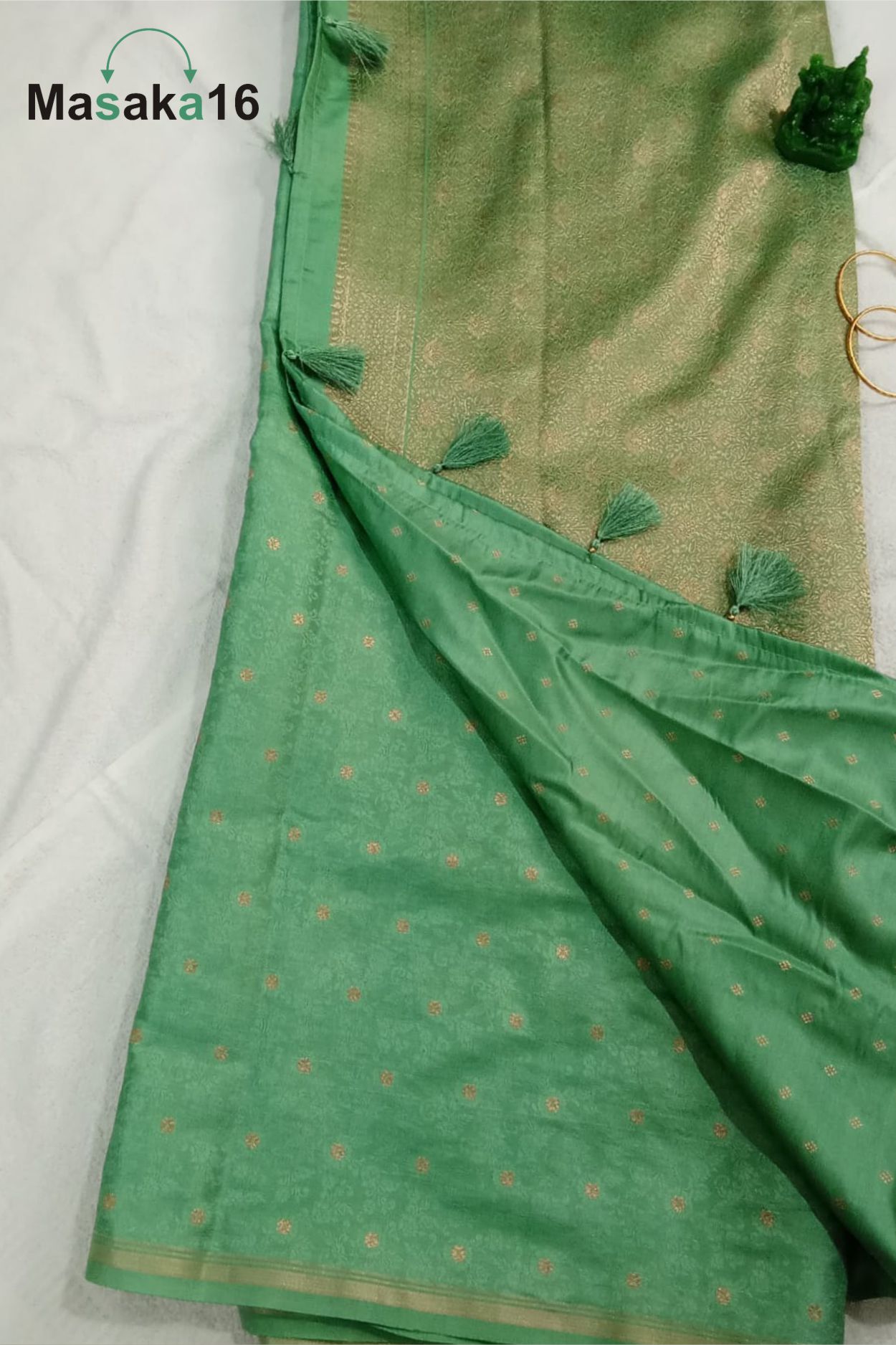 Traditional Green Saree